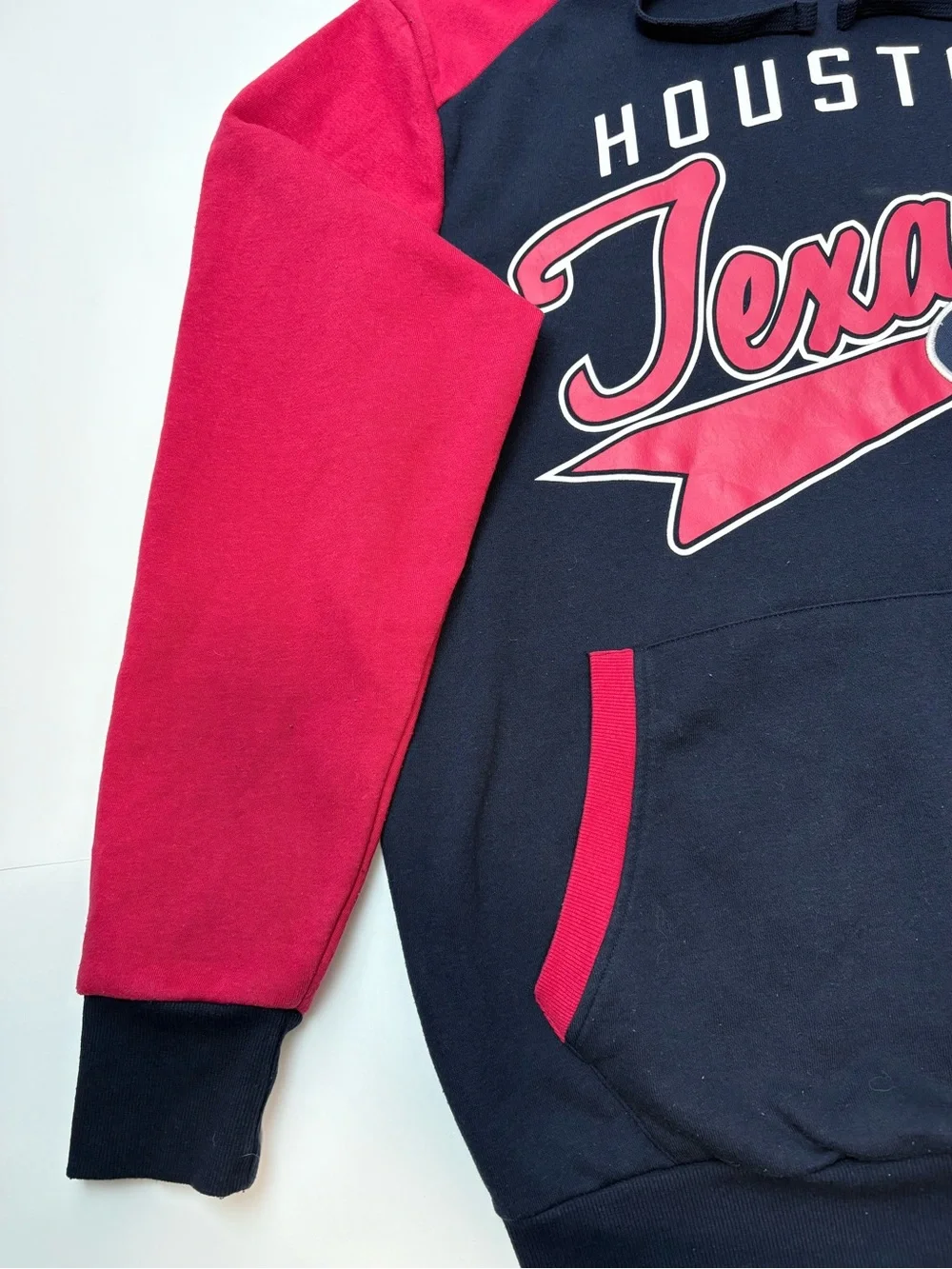 Houston Texans Men's Navy & Red Pullover Hoodie